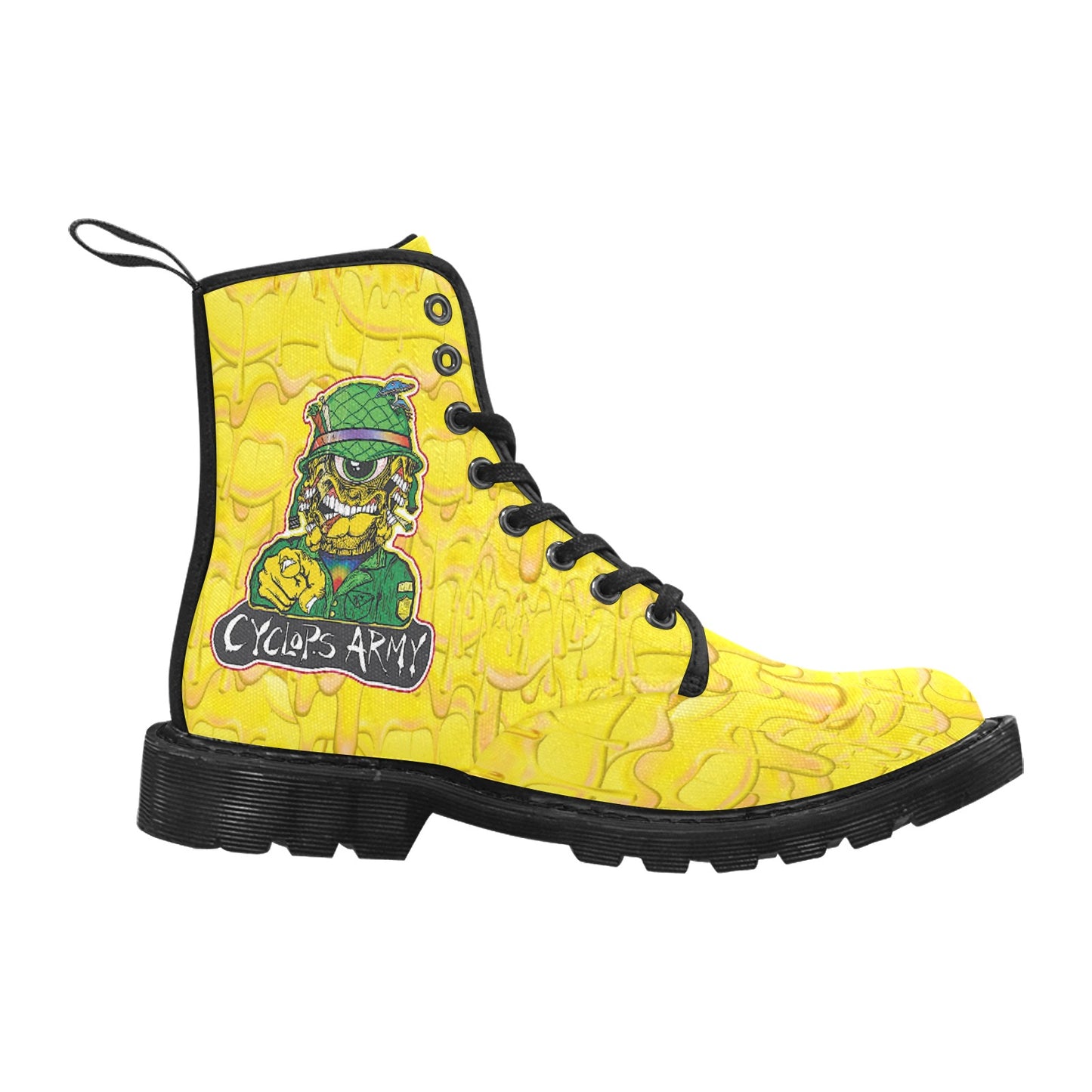 Subtronics Limited Edition Women's Lace Up Canvas Boots