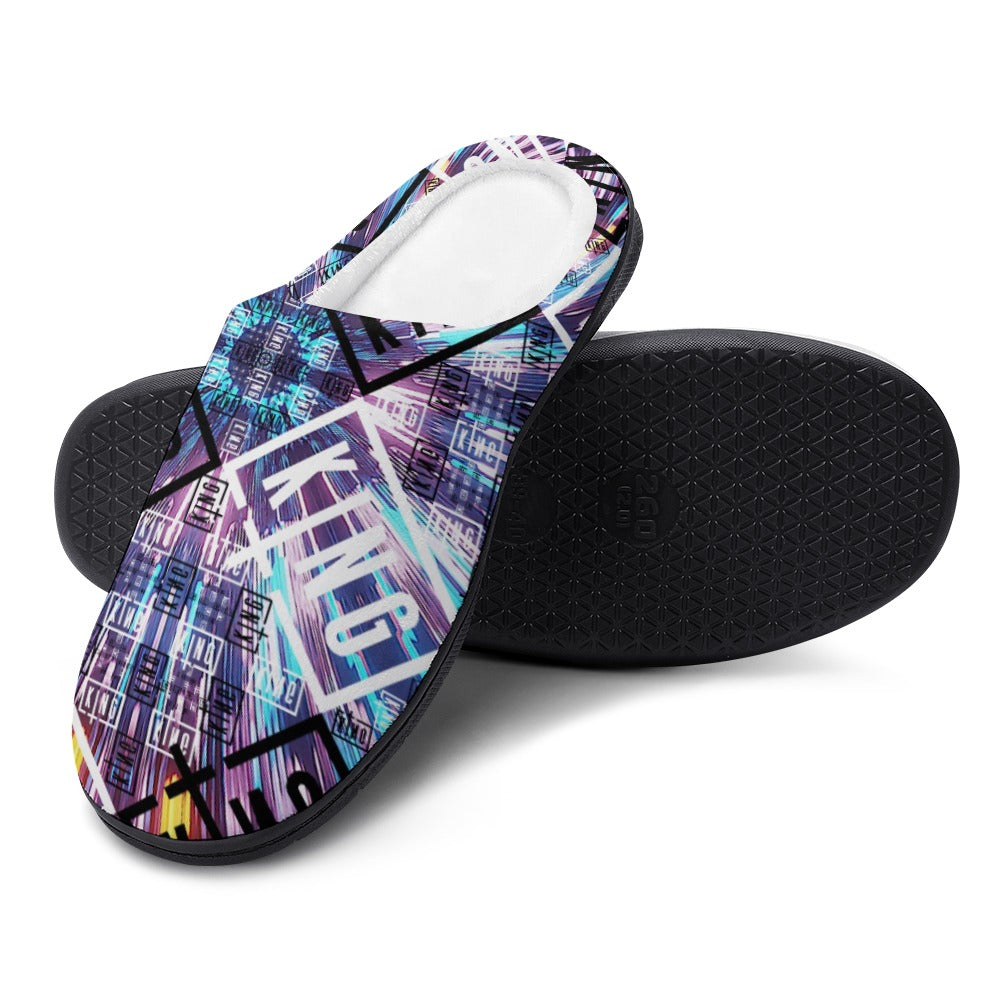 EDM Artist Cotton Slippers Soft, Comfy, No-Slip, Waterproof, Odor-resistant Music Festival Rave Gifts Mens Womens Unisex LIMITED EDITION