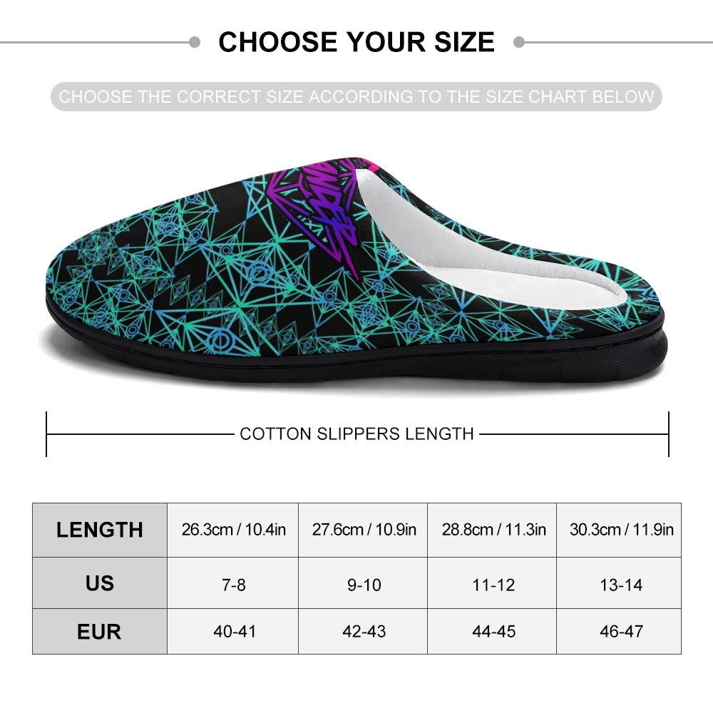 EDM Artist Cotton Slippers Soft, Comfy, No-Slip, Waterproof, Odor-resistant Music Festival Rave Gifts Mens Womens Unisex LIMITED EDITION