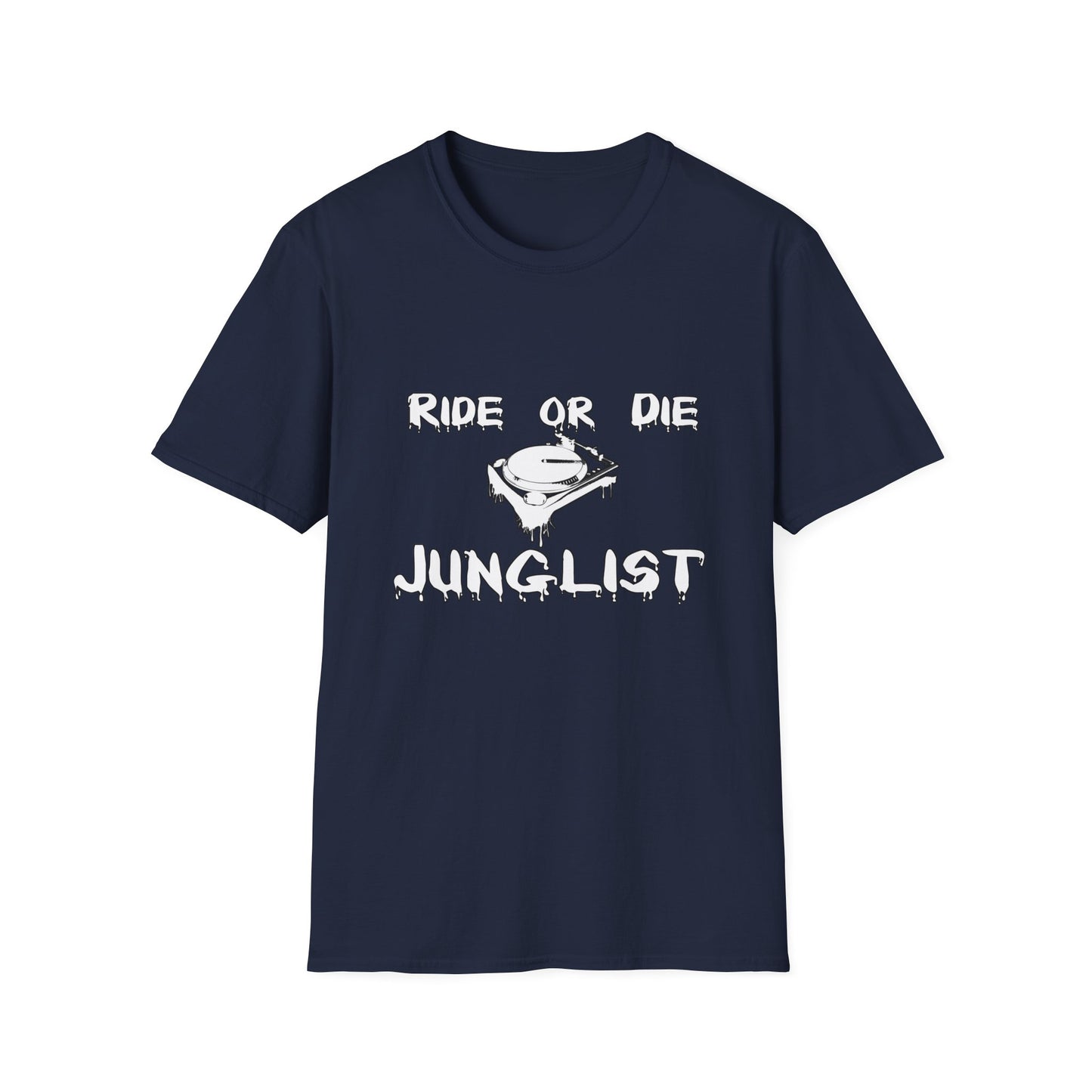 Junglist Softstyle Drum and Bass Rave T-Shirt Mens Womens Unisex Music Lover Gift, Rave Apparel, Festival Wear, Streetwear