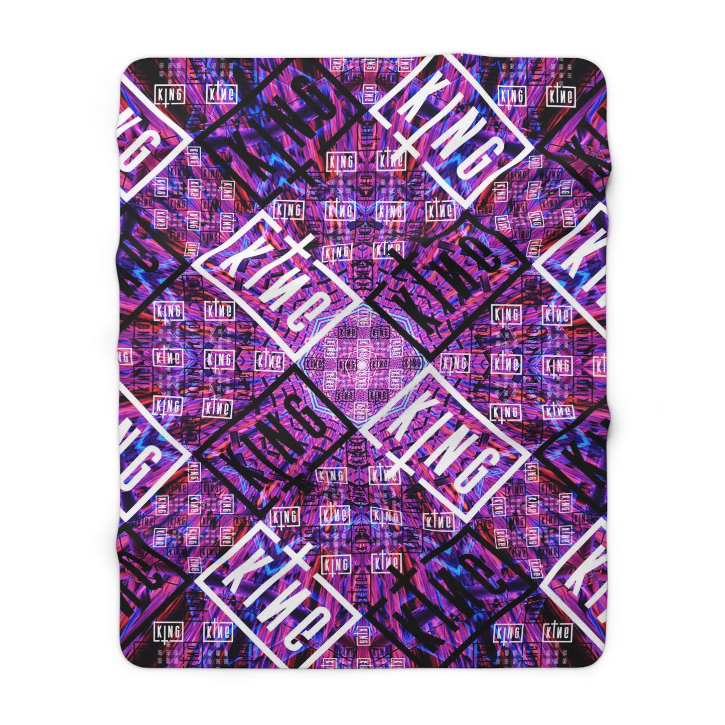 Premium Micro-Mink Sullivan King Sherpa Blanket | EDM Music Festival Blankets