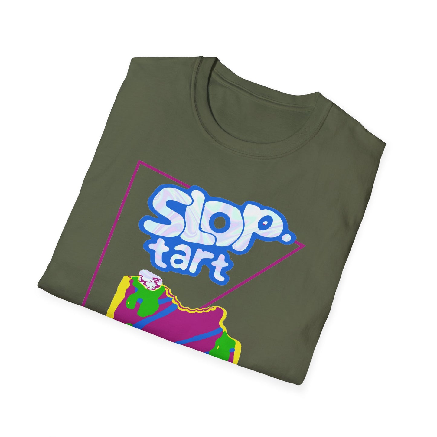 The Infamous SLOP TART Shirt Softstyle Cotton Rave T-Shirt Mens Womens Unisex Ravewear, Music Festival Tees, Streetwear