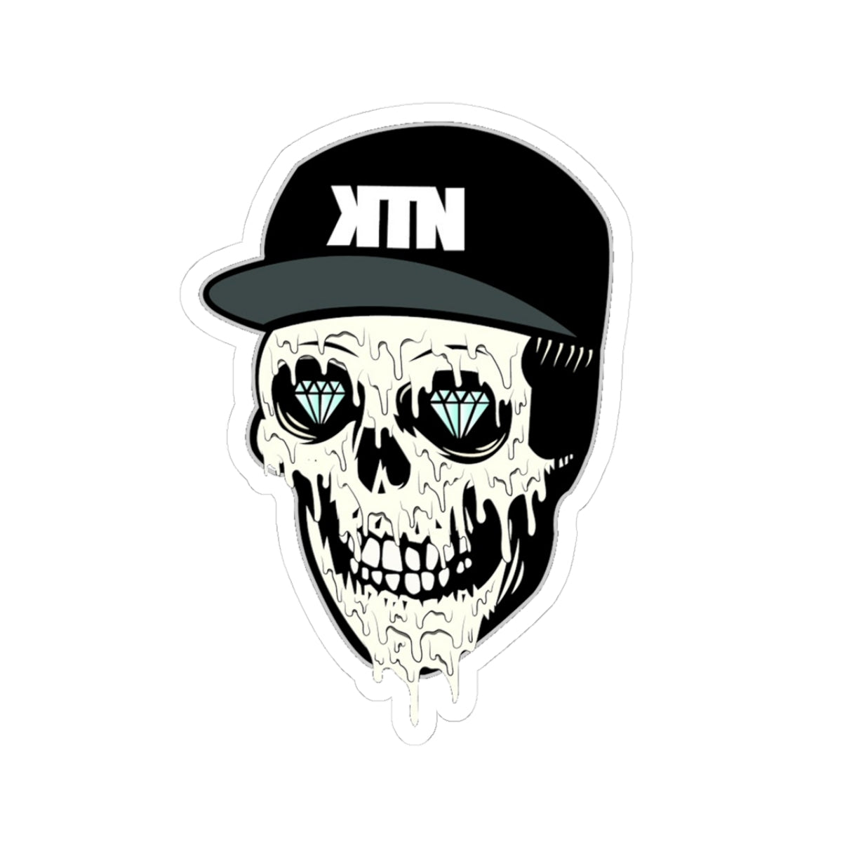 Kill the Noise Skull Sticker, Waterproof Decal for Car, Window, Wall Book, Laptop, Rave Accessories, Music Festival Accesso