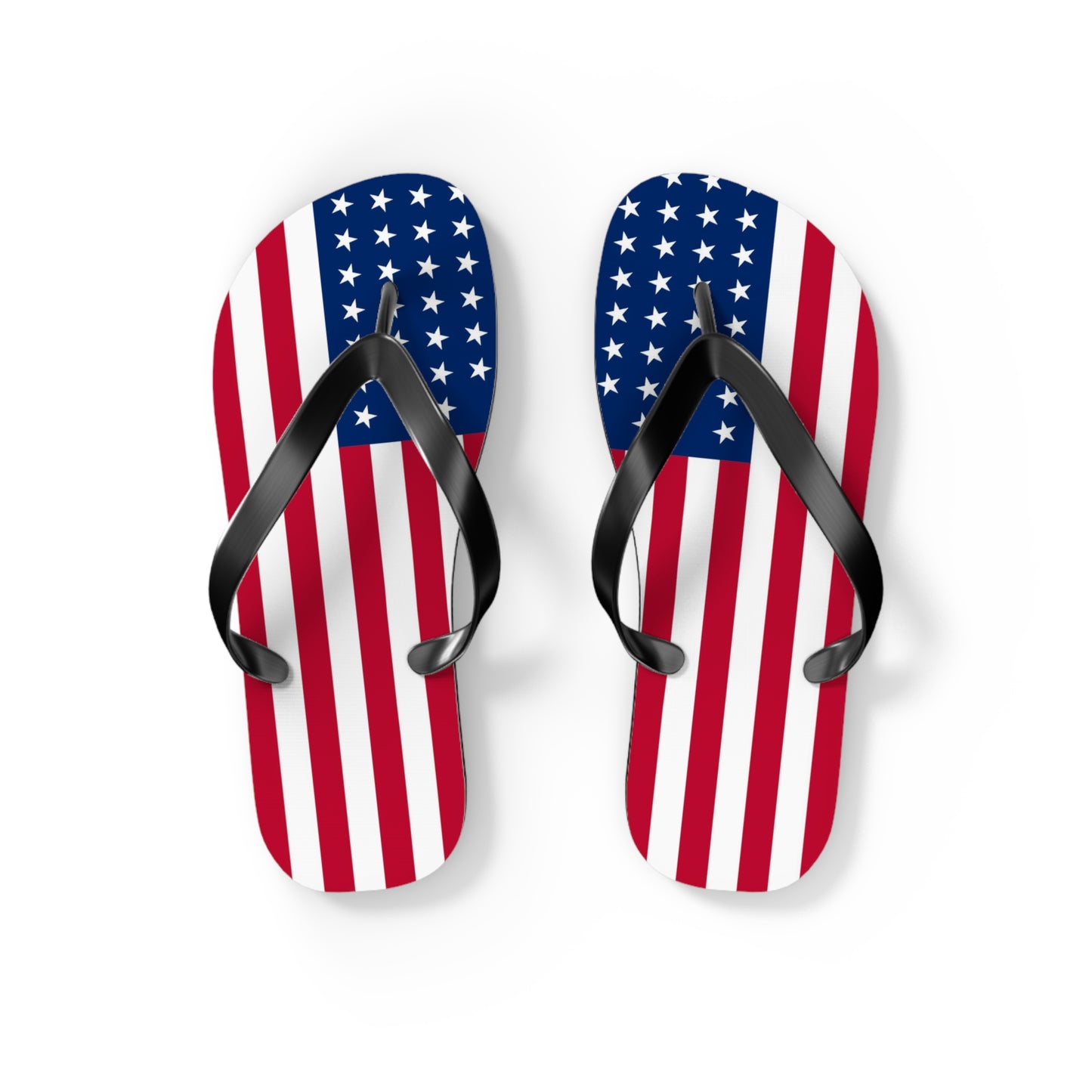 American Flag Flip Flops | Patriotic 4th of July Sandals | Made in USA