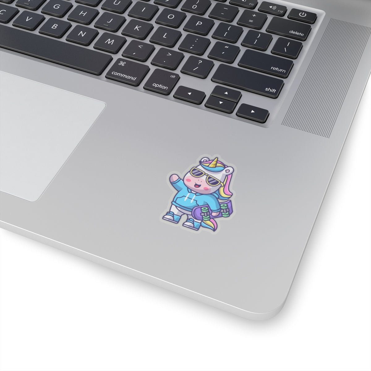 Cool Rave Unicorn Skateboard Sticker Decal