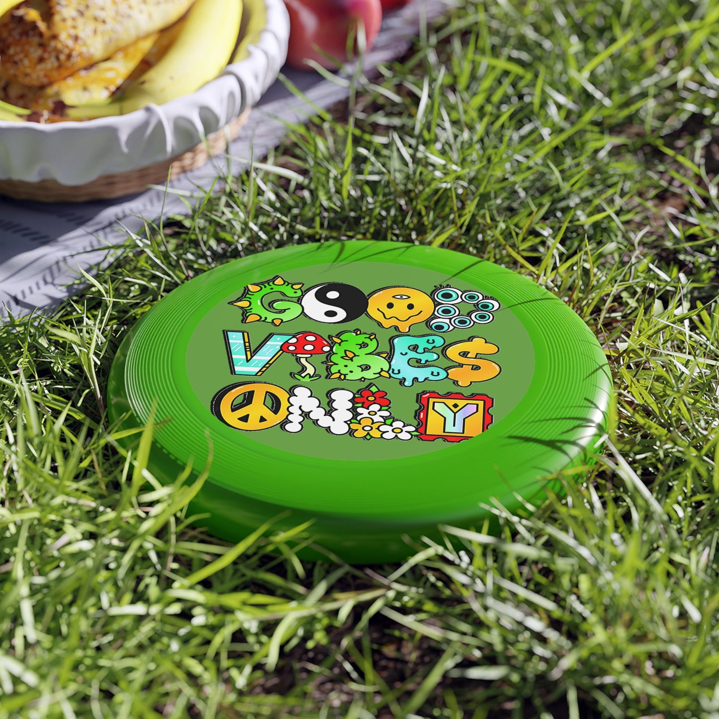 Wham-O Frisbee 11" Good Vibes Only Festival Frisbee Golf