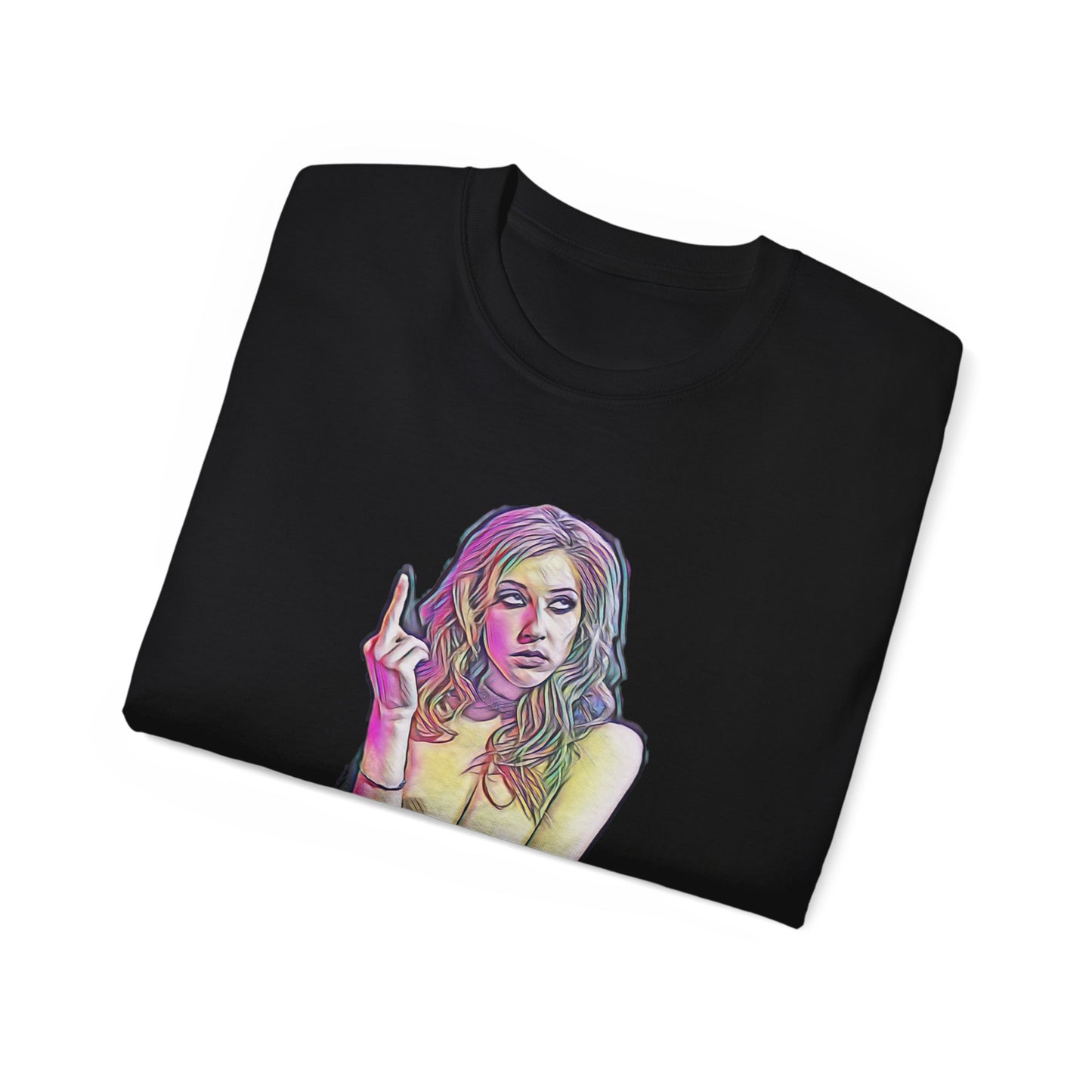 Middle Finger Vulgar Girls Nude Model Photography Art Sweat Proof Shirt Sexy Womens Mens Unisex Tee
