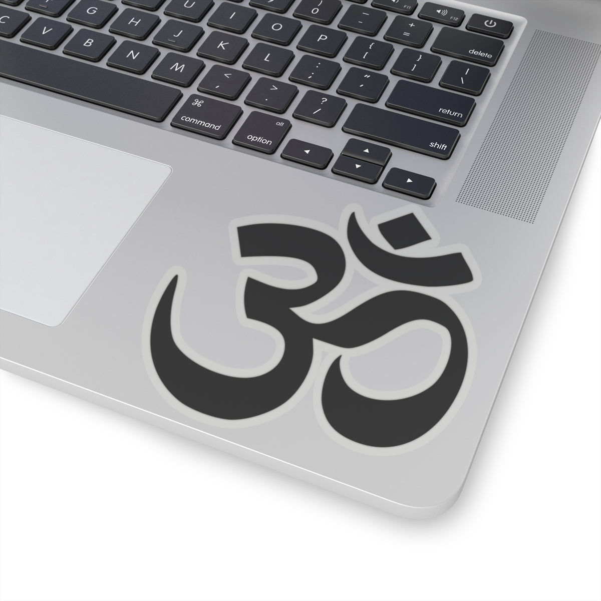 Black Ohm Buddhist Vinyl Decal Sticker for Pasties, Car, Window, Book, Laptop, Wall Decor