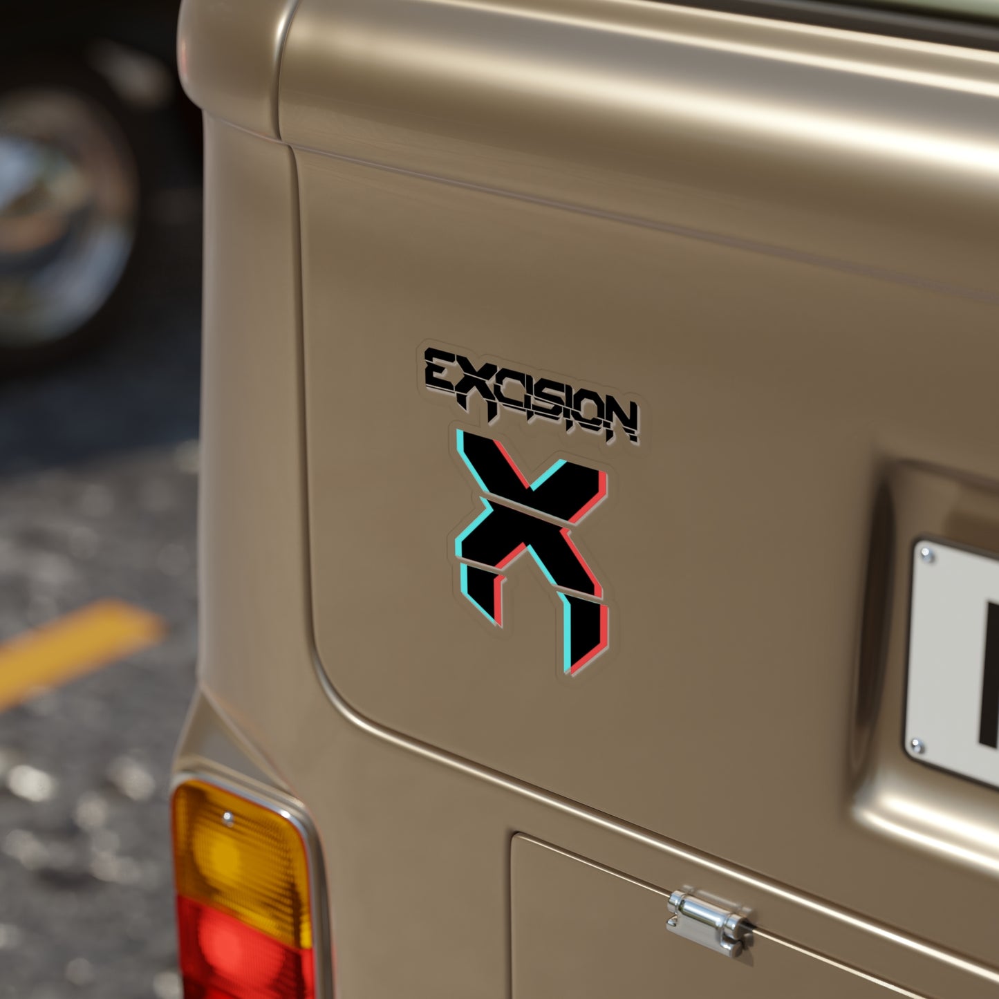 Excision Car Sticker Vinyl Decal Transparent Waterproof