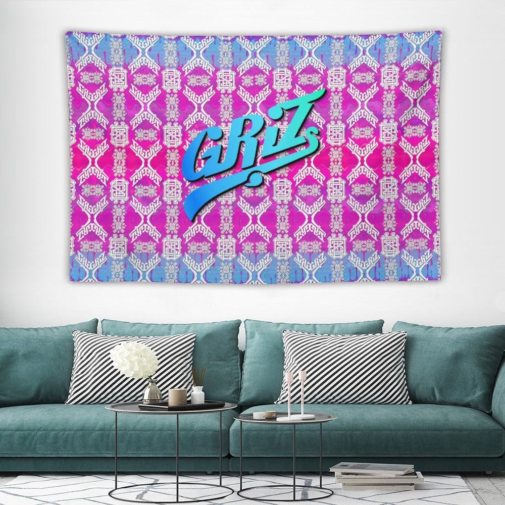 Custom EDM Artist Tapestry Rave Wall Hanging Music Festival Flag Camping Totem Decoration Large Multiple Sizes