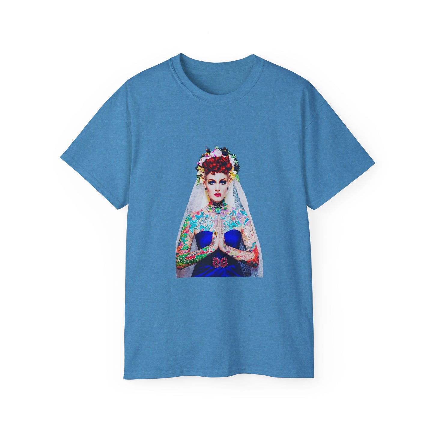 Tattoo Bride Shirt Vulgar Girls Models Original Photography Artwork | Sweat Proof T Shirt | Womens Mens Unisex Sweat Proof Tee