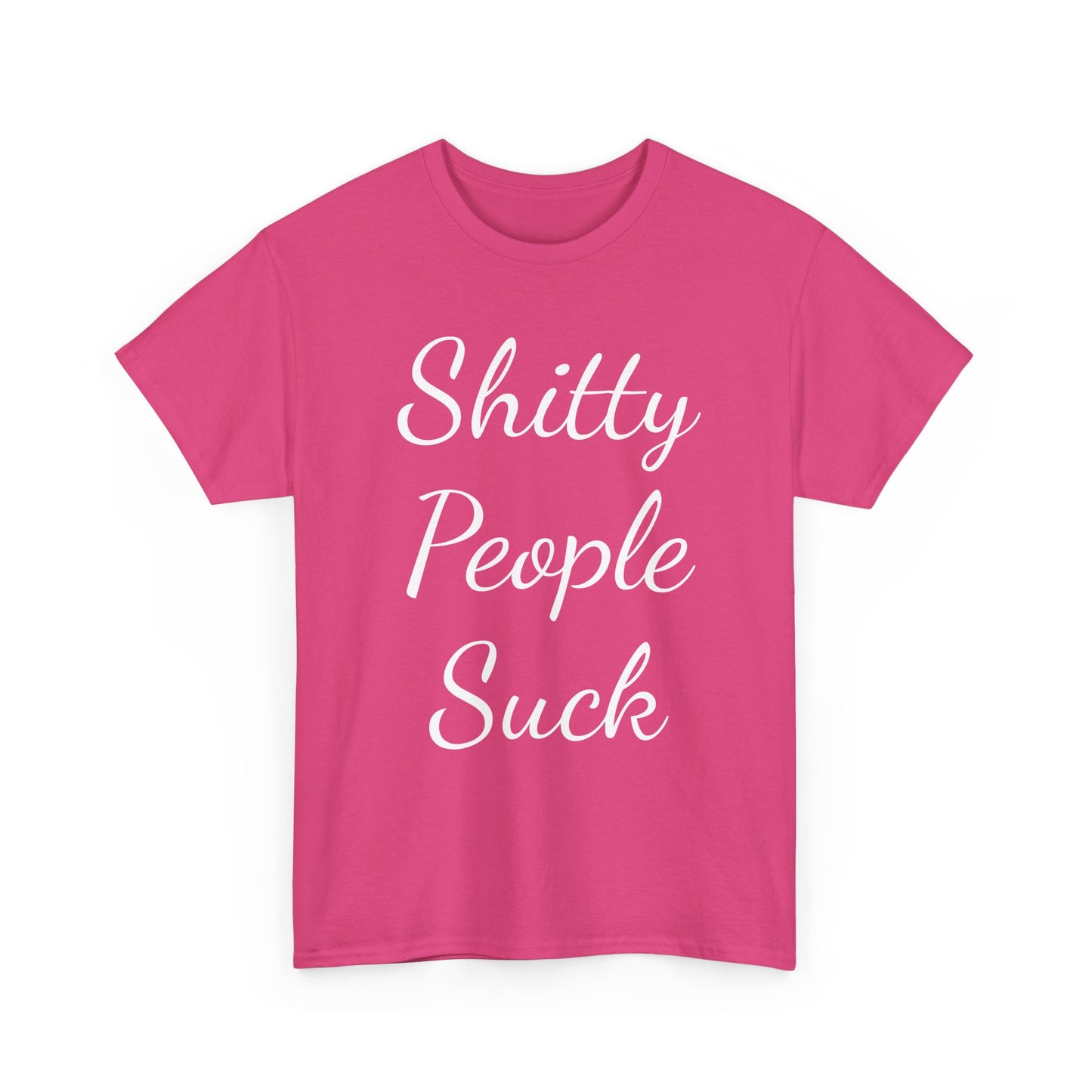 Sh*tty People Suck Sweatproof Music Festival Tees Thick Cotton Rave T Shirt Mens Womens Unisex
