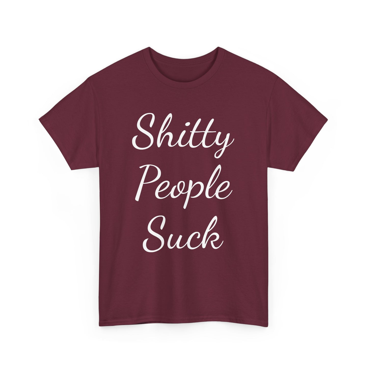 Sh*tty People Suck Sweatproof Music Festival Tees Thick Cotton Rave T Shirt Mens Womens Unisex