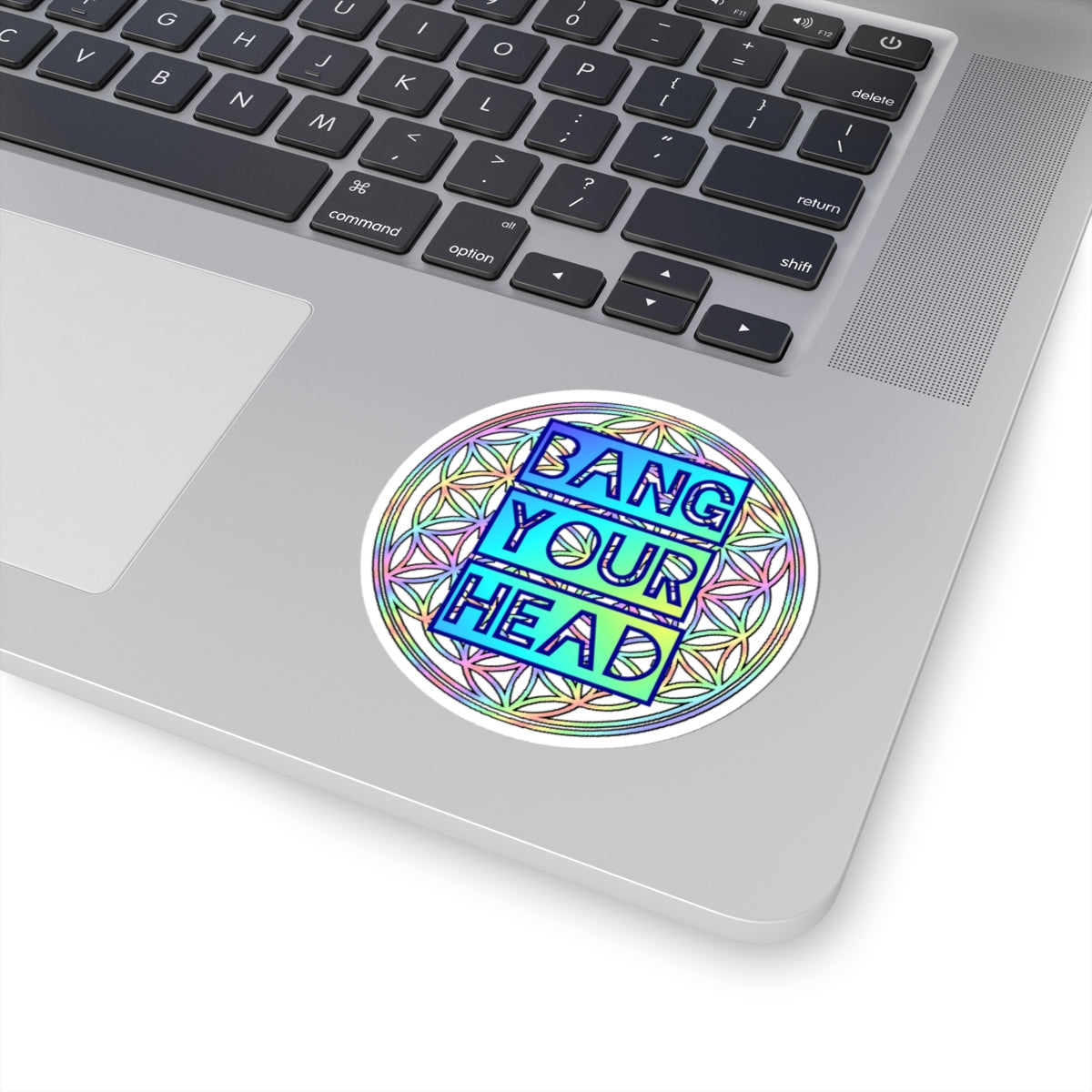 BANG YOUR HEAD waterproof Decal no-bubble sticker for car, laptop, book, water bottle, etc
