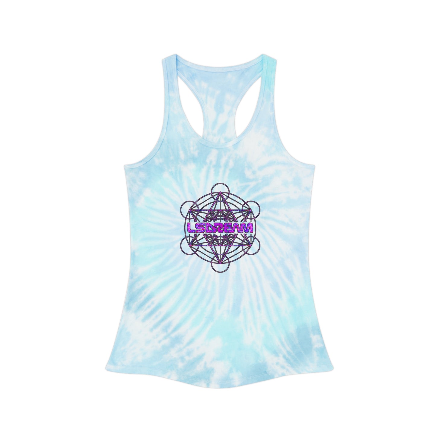 LSDream Womens Tie Dye Racerback Tank Top