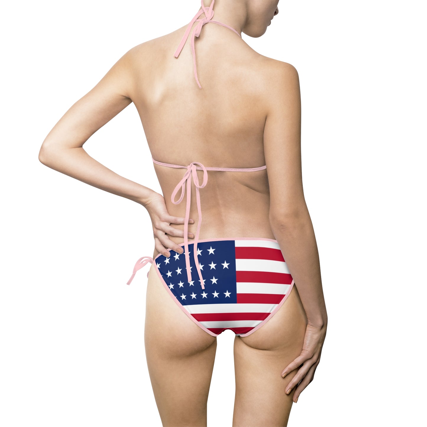 American Flag Women's Bikini Swimsuit 2-Piece