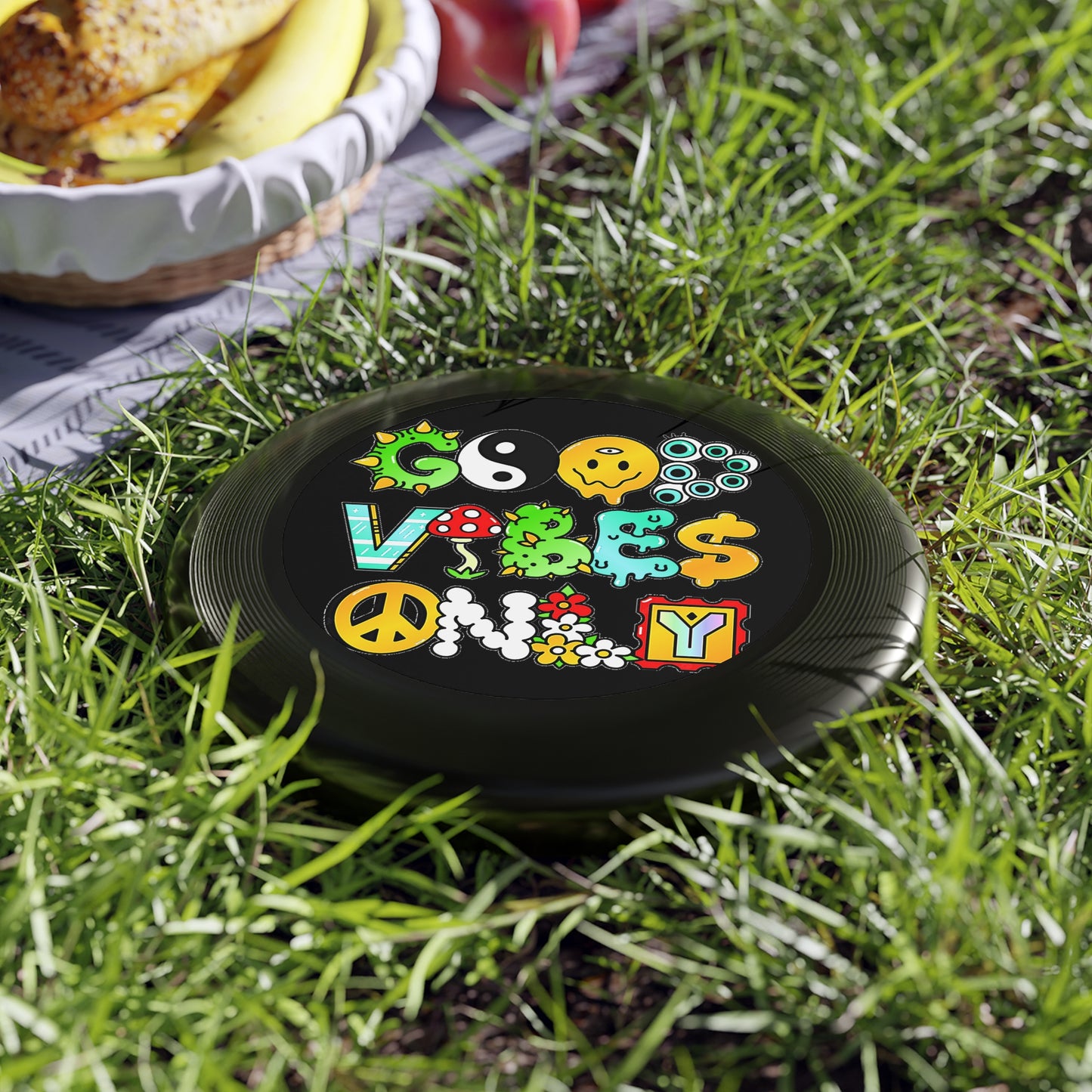Wham-O Frisbee 11" Good Vibes Only Festival Frisbee Golf