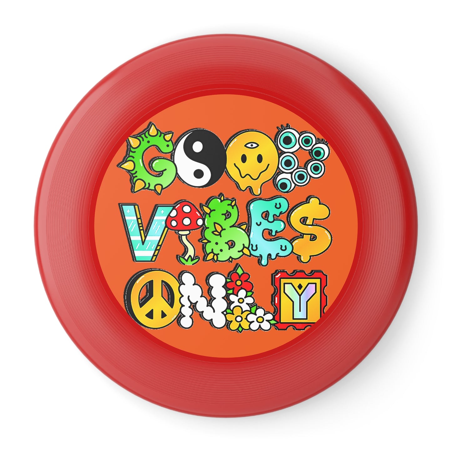 Wham-O Frisbee 11" Good Vibes Only Festival Frisbee Golf