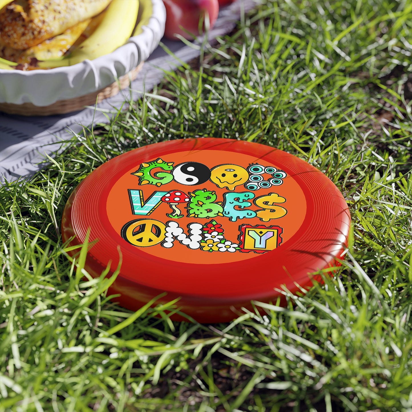 Wham-O Frisbee 11" Good Vibes Only Festival Frisbee Golf