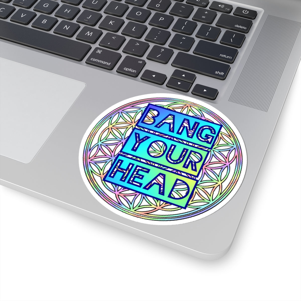 BANG YOUR HEAD waterproof Decal no-bubble sticker for car, laptop, book, water bottle, etc