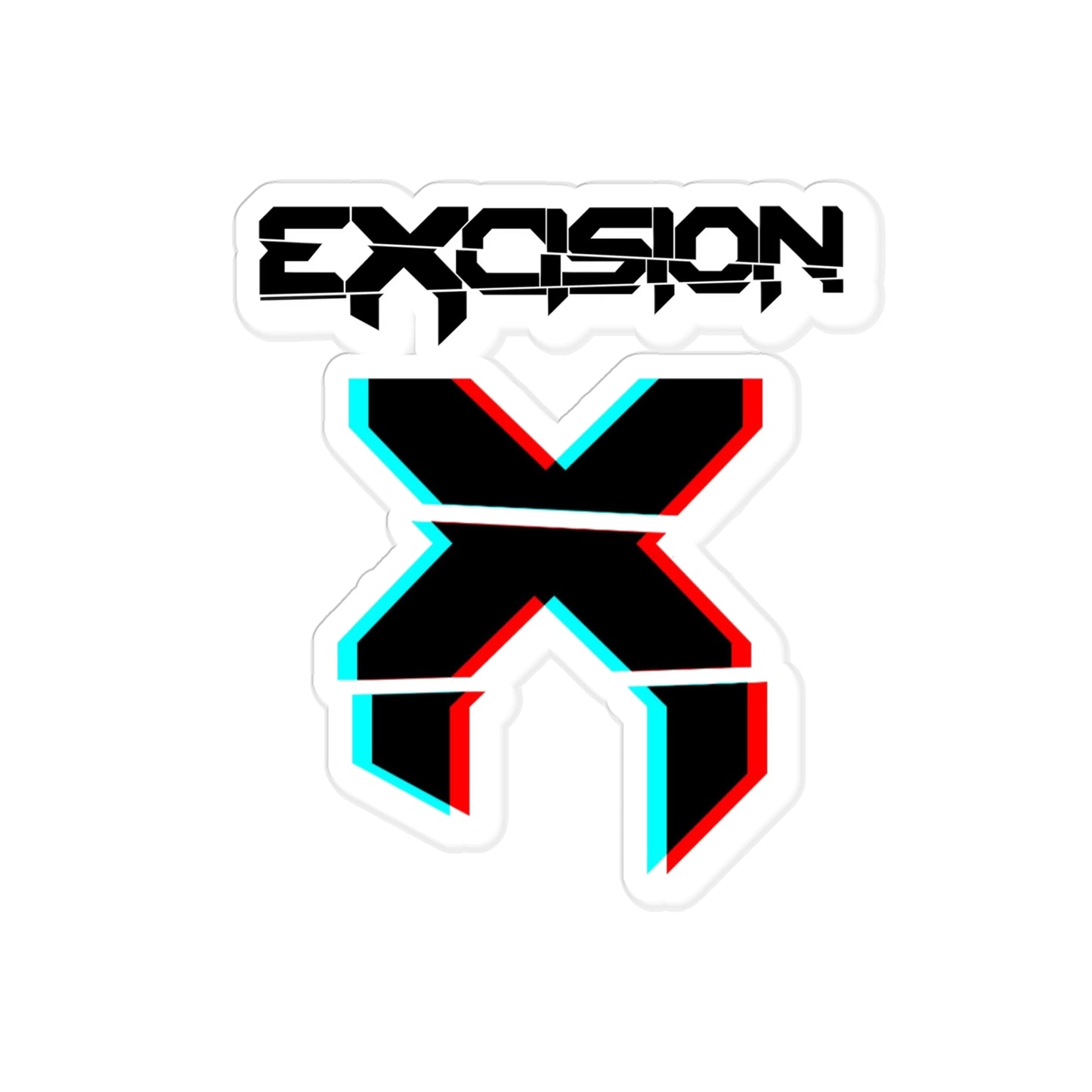 Excision Car Sticker Vinyl Decal Transparent Waterproof