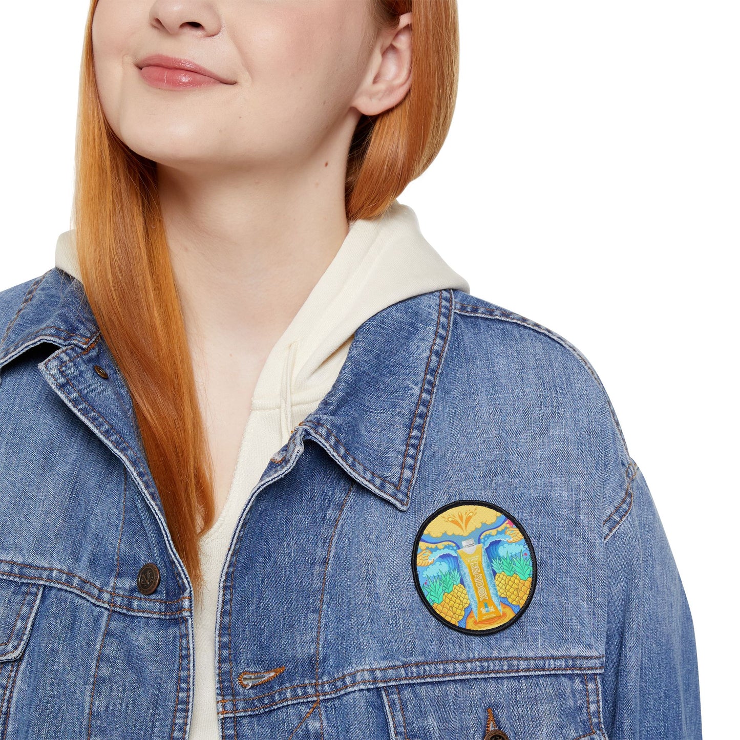 Custom Beat Box Easy Iron-On Patches Rave Accessory Fun Festival Flair to Personalize Jackets, Backpacks, Hoodies, Gifts