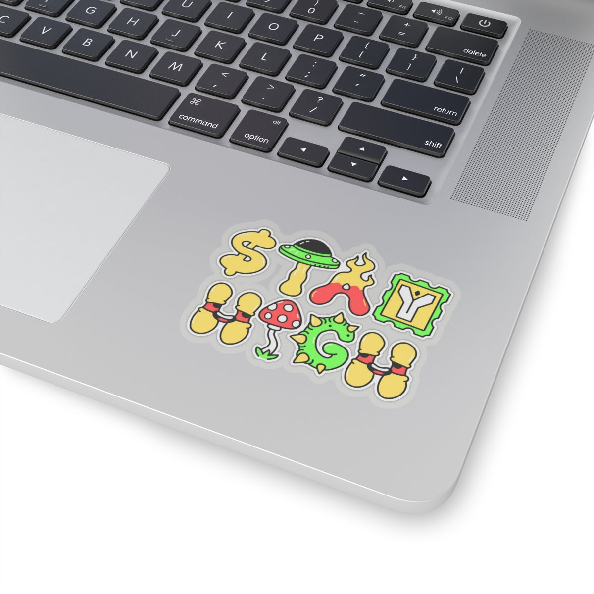 Stay High waterproof Decal no-bubble sticker for car, laptop, book, water bottle, etc