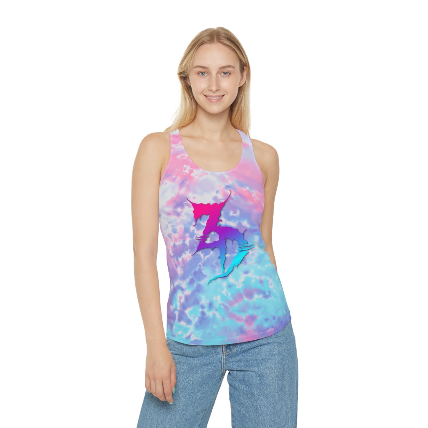 Zeds Dead Womens Tie Dye Racerback Tank Top