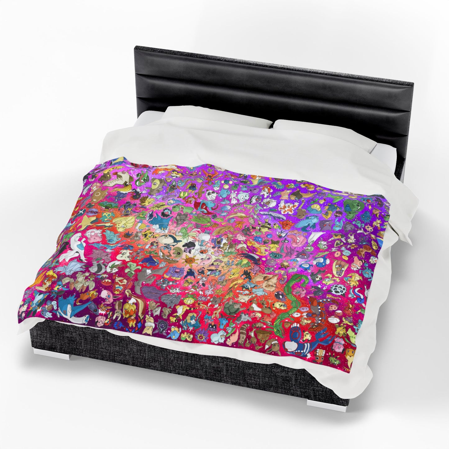 Original Pokemon Blanket Super Soft, Plush Velveteen Throw Blanket