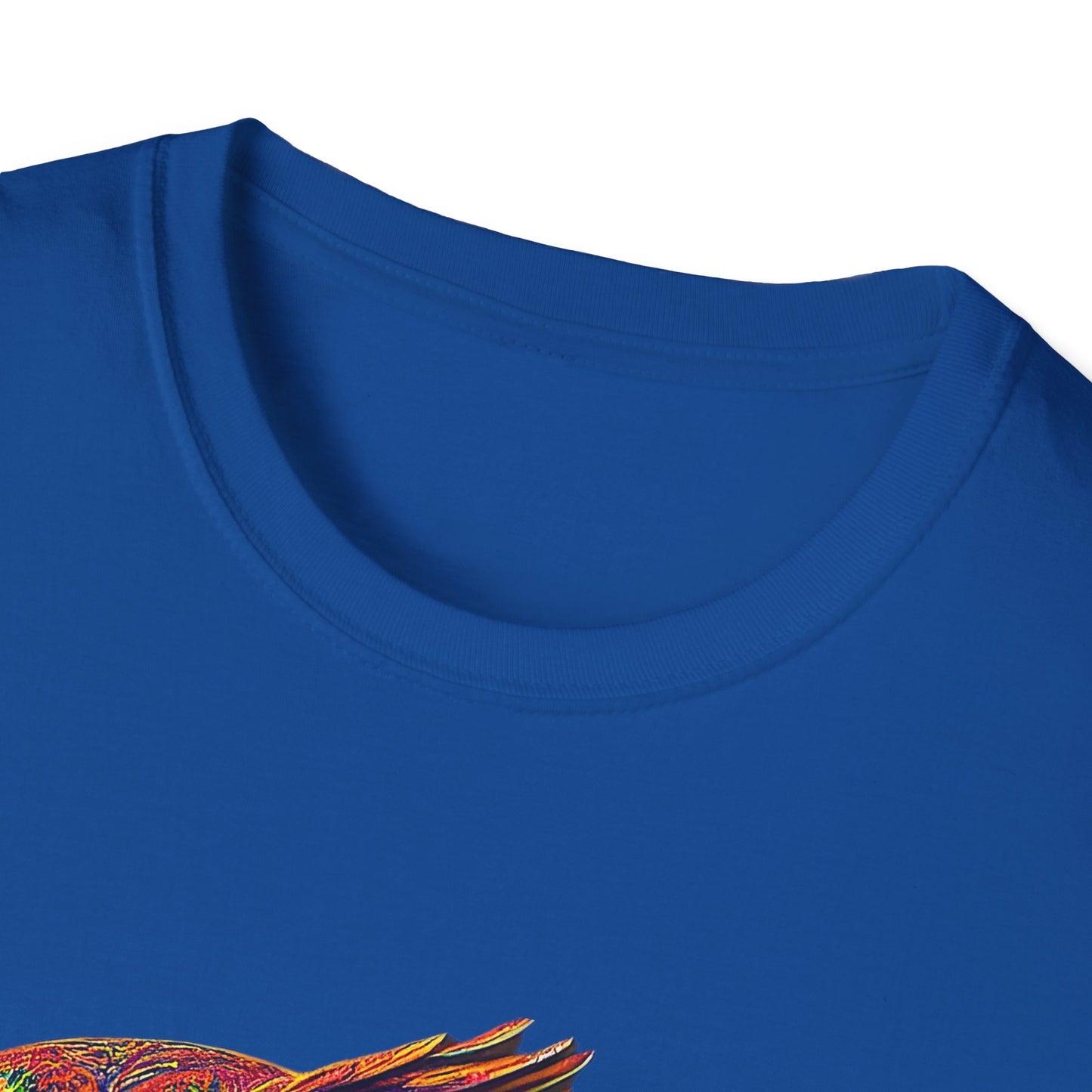 Rage Mode Psychedelic Owl Softstyle T-Shirt EDM Rave Music Festival Tee Mens Womens Unisex