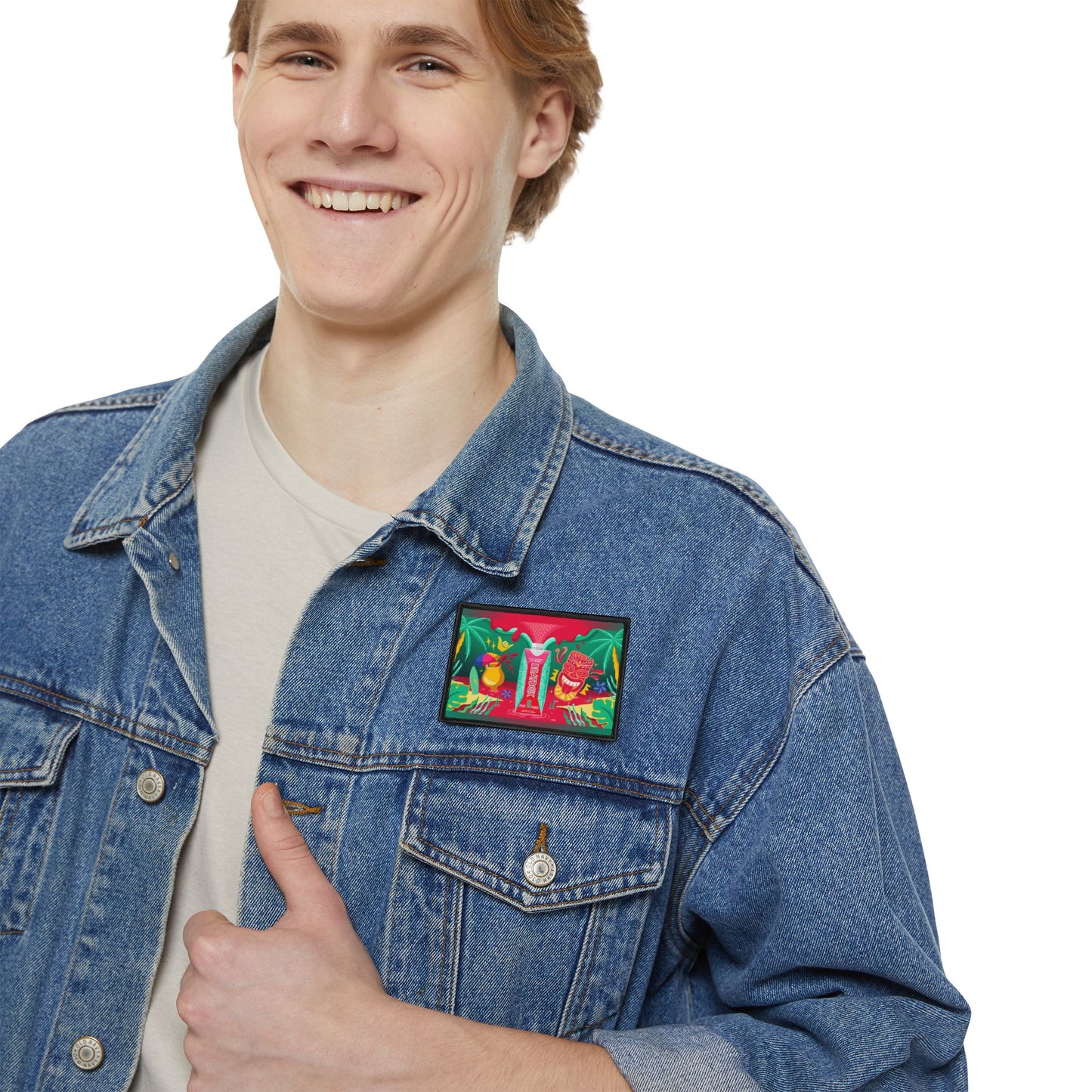 Custom Beat Box Easy Iron-On Patches Rave Accessory Fun Festival Flair to Personalize Jackets, Backpacks, Hoodies, Gifts