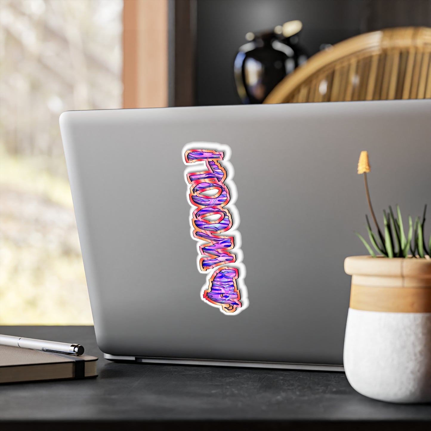 Custom Wooli Stickers Kiss-Cut Vinyl Decals for Festivals, Rave Gifts, Personalization, Car, Laptop, Water Bottle, Gift, Home Decor