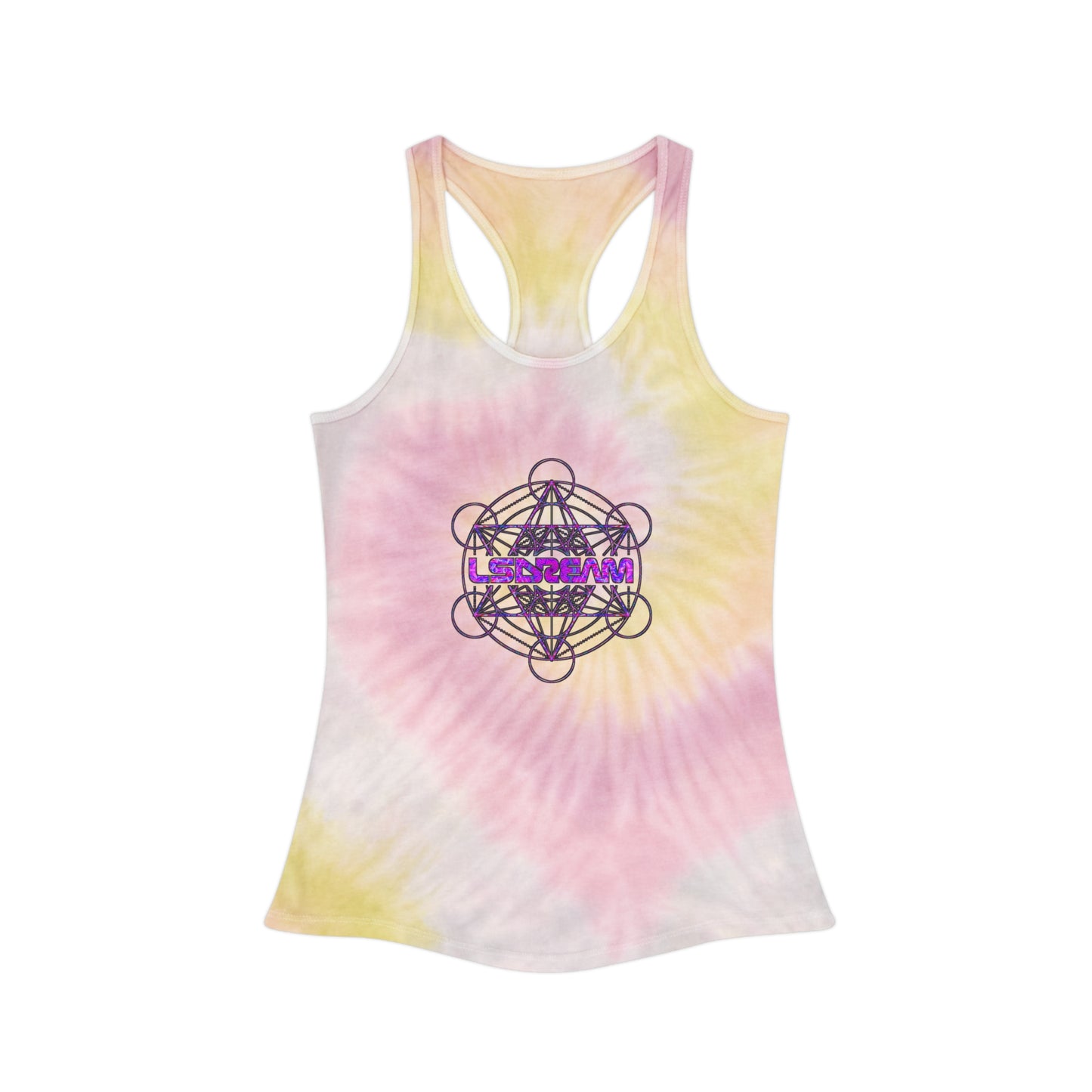 LSDream Womens Tie Dye Racerback Tank Top