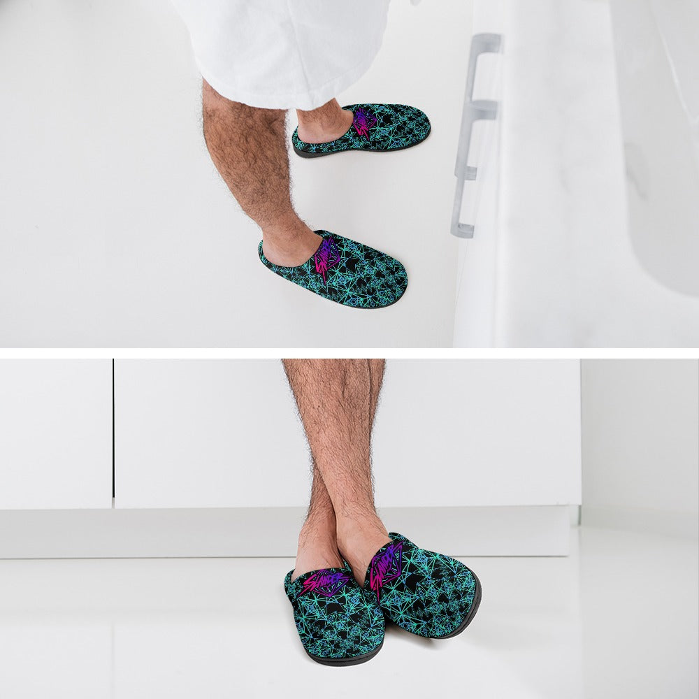 EDM Artist Cotton Slippers Soft, Comfy, No-Slip, Waterproof, Odor-resistant Music Festival Rave Gifts Mens Womens Unisex LIMITED EDITION