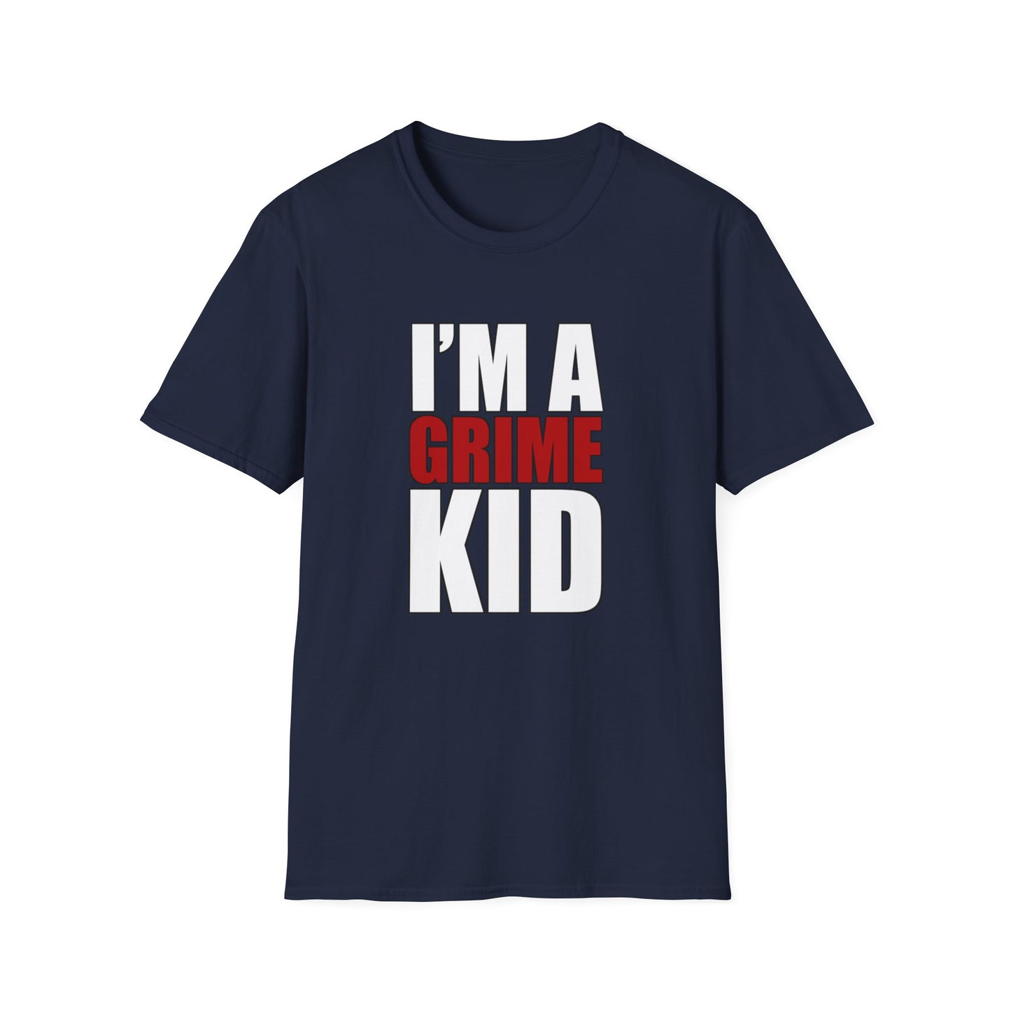 Grime Kid Softstyle T-Shirt Mens Womens Unisex Music Lover Gift, Rave Apparel, Festival Wear, Streetwear