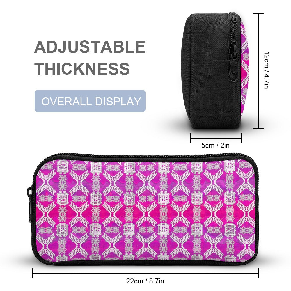 Psychedelic Backpack, Lunchbox, and Wallet Three piece set combination Travel Bag Package Set