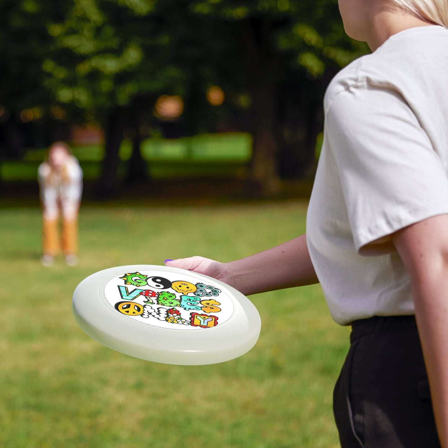 Wham-O Frisbee 11" Good Vibes Only Festival Frisbee Golf