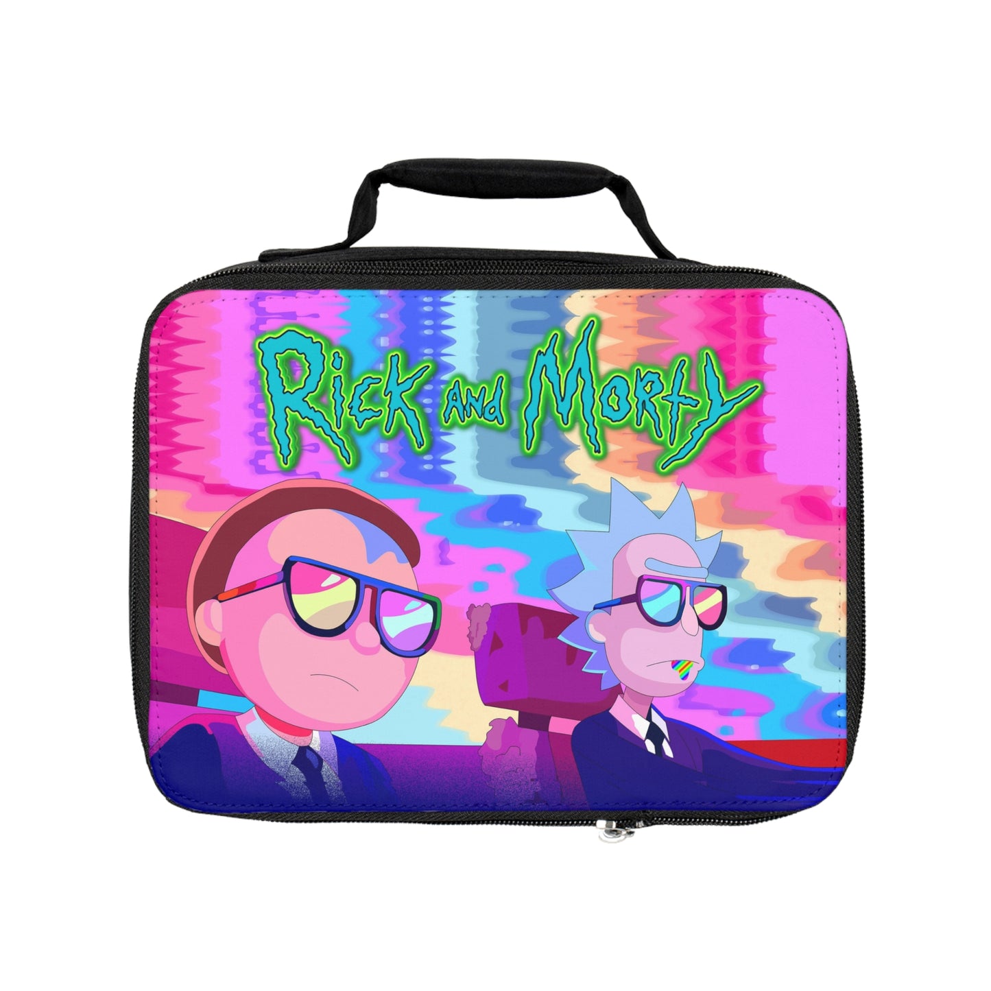 Rick and Morty Psychedelic Lunch Box for Kids and Adults Perfect for Camping, Work, or Back to School