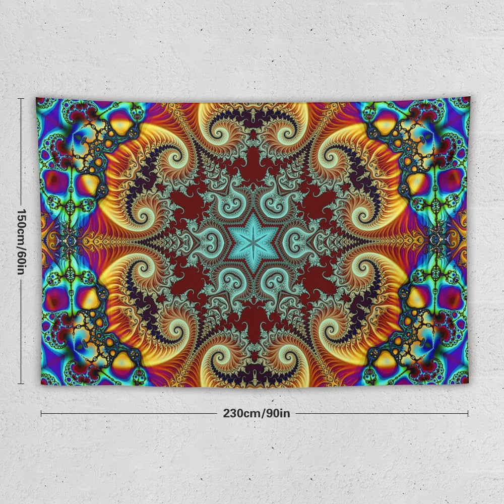 Custom EDM Artist Tapestry Rave Wall Hanging Music Festival Flag Camping Totem Decoration Large Multiple Sizes