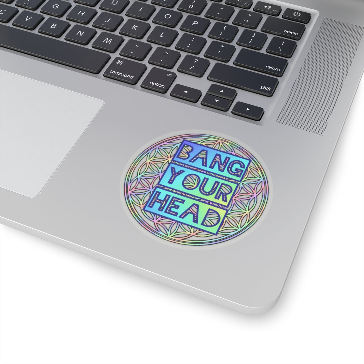BANG YOUR HEAD waterproof Decal no-bubble sticker for car, laptop, book, water bottle, etc