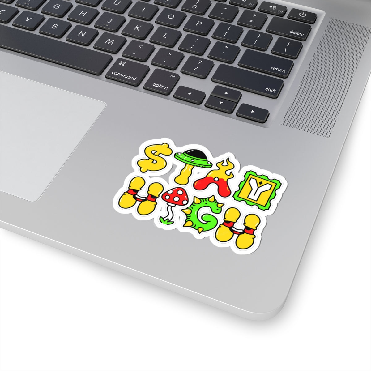 Stay High waterproof Decal no-bubble sticker for car, laptop, book, water bottle, etc