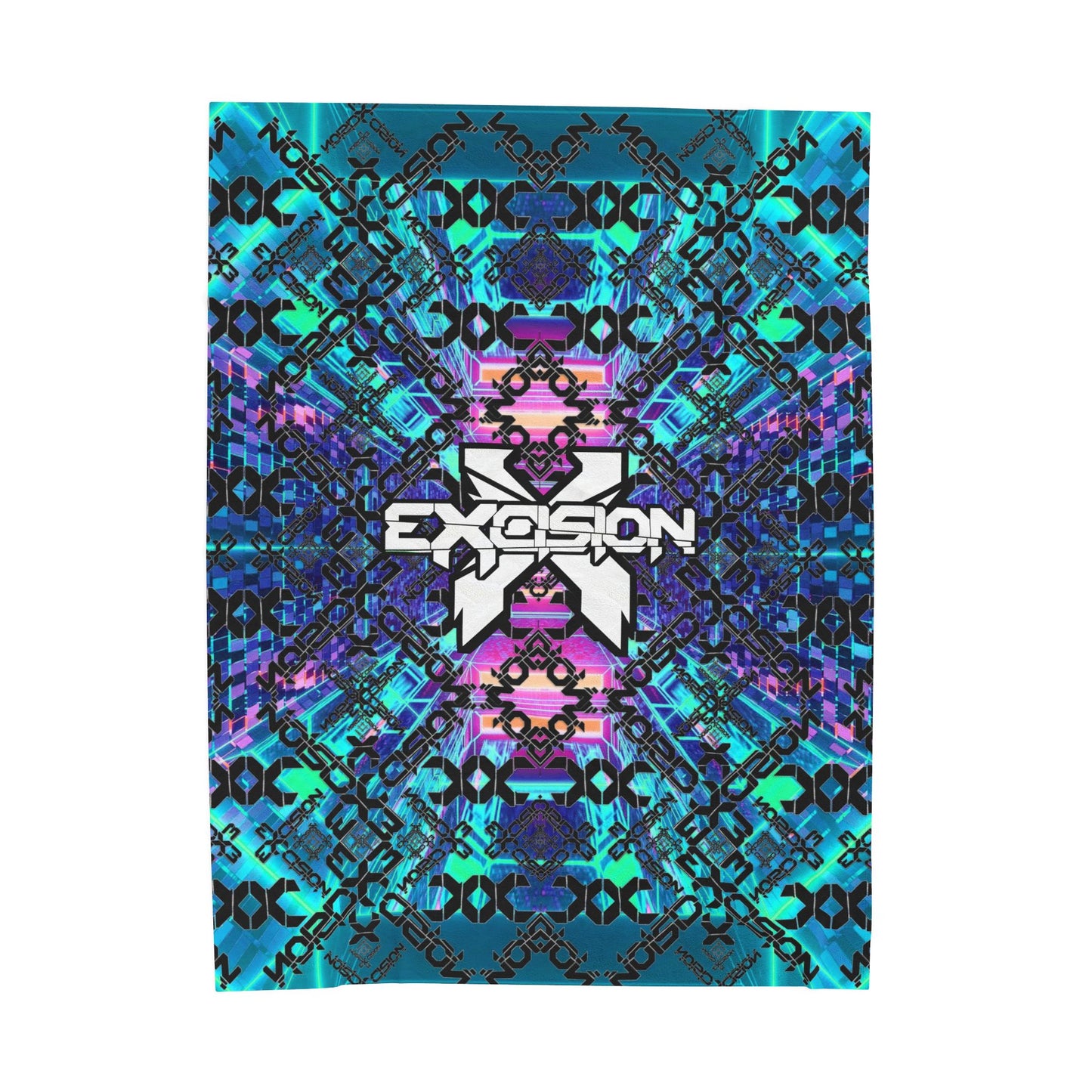 Excision Velveteen Plush Throw Blanket by Miami Subs