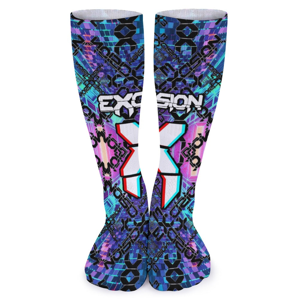 Excision Socks 5 Pack Sweat-Proof Odor-Resistant Breathable Large Socks