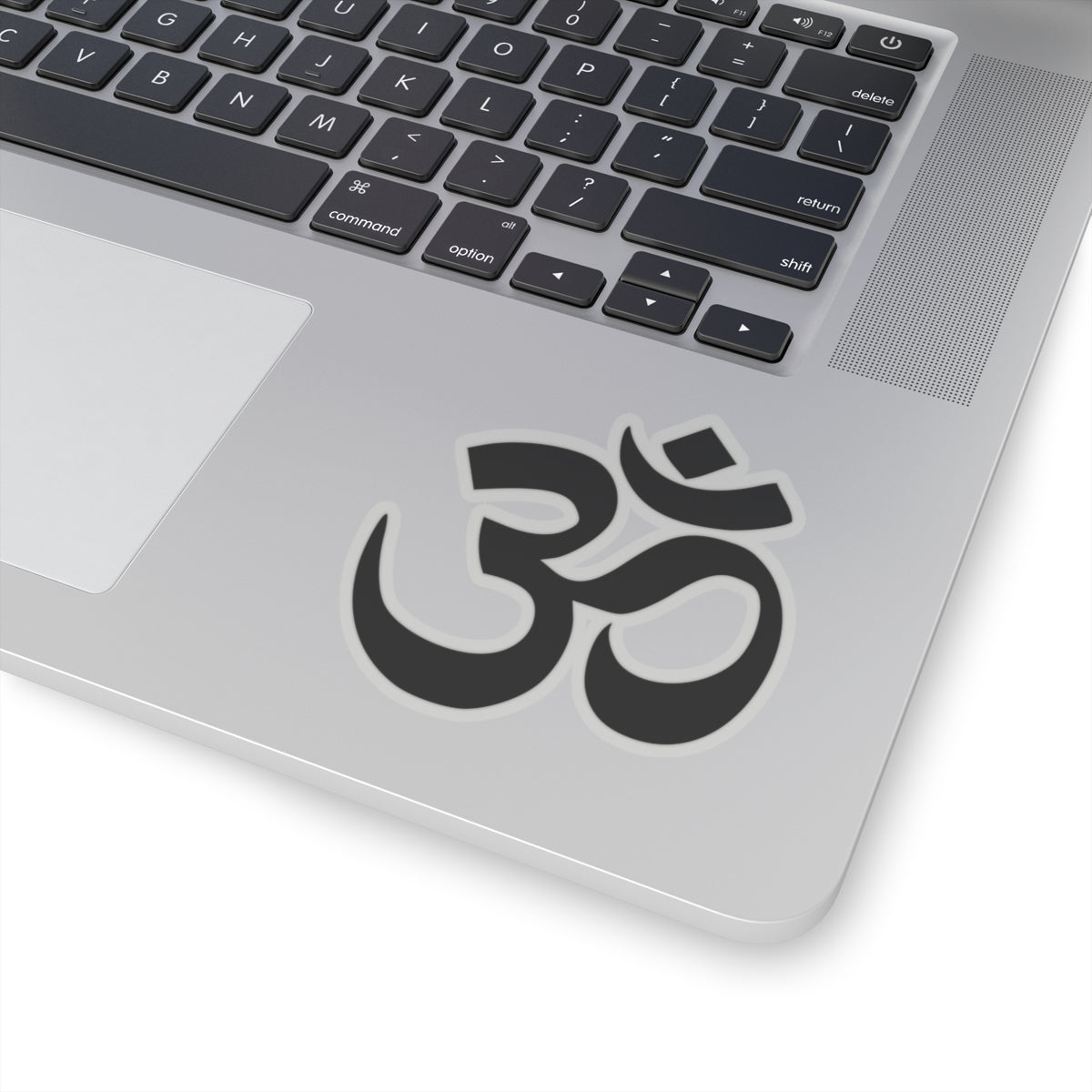 Black Ohm Buddhist Vinyl Decal Sticker for Pasties, Car, Window, Book, Laptop, Wall Decor