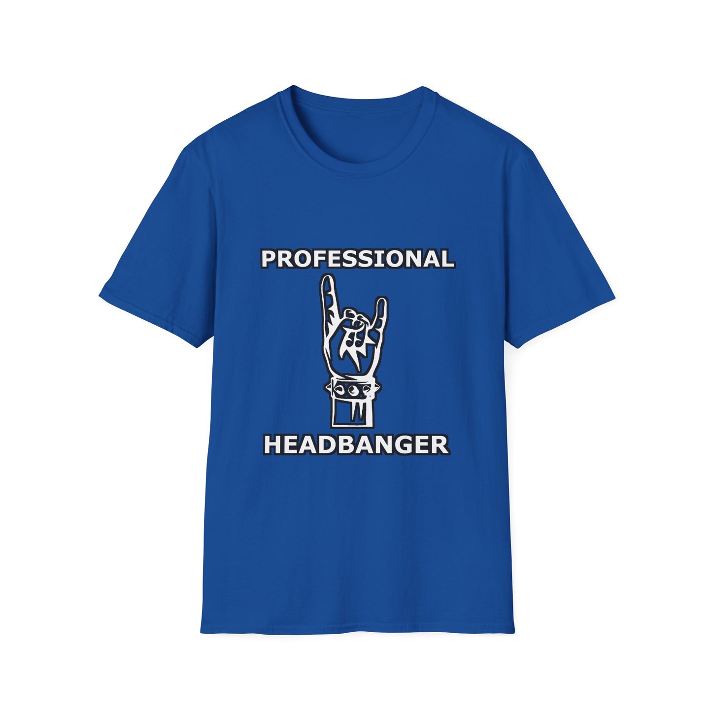 Professional Headbanger Softstyle T-Shirt Rave Metal Punk Music Festival Tee Mens Womens Unisex