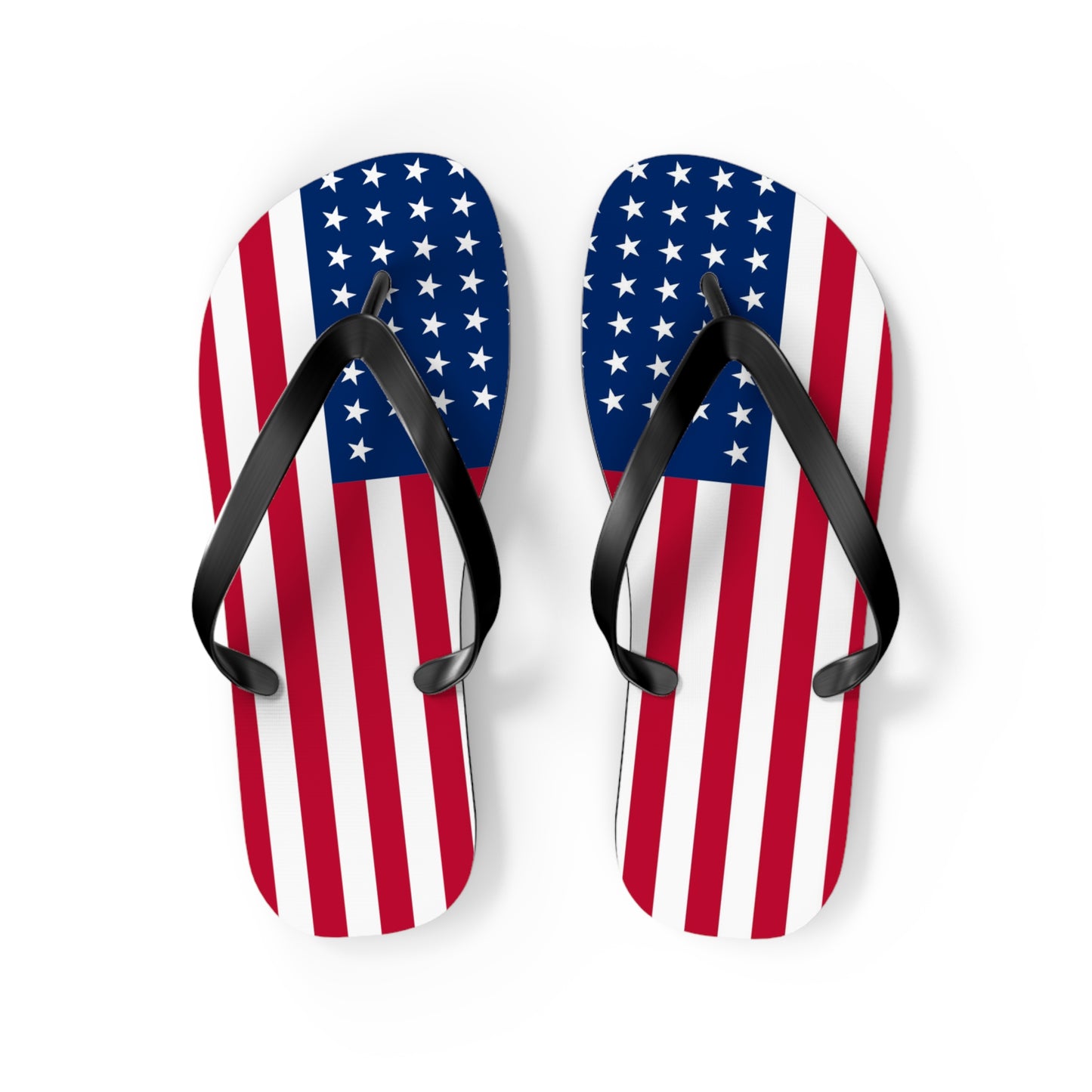 American Flag Flip Flops | Patriotic 4th of July Sandals | Made in USA