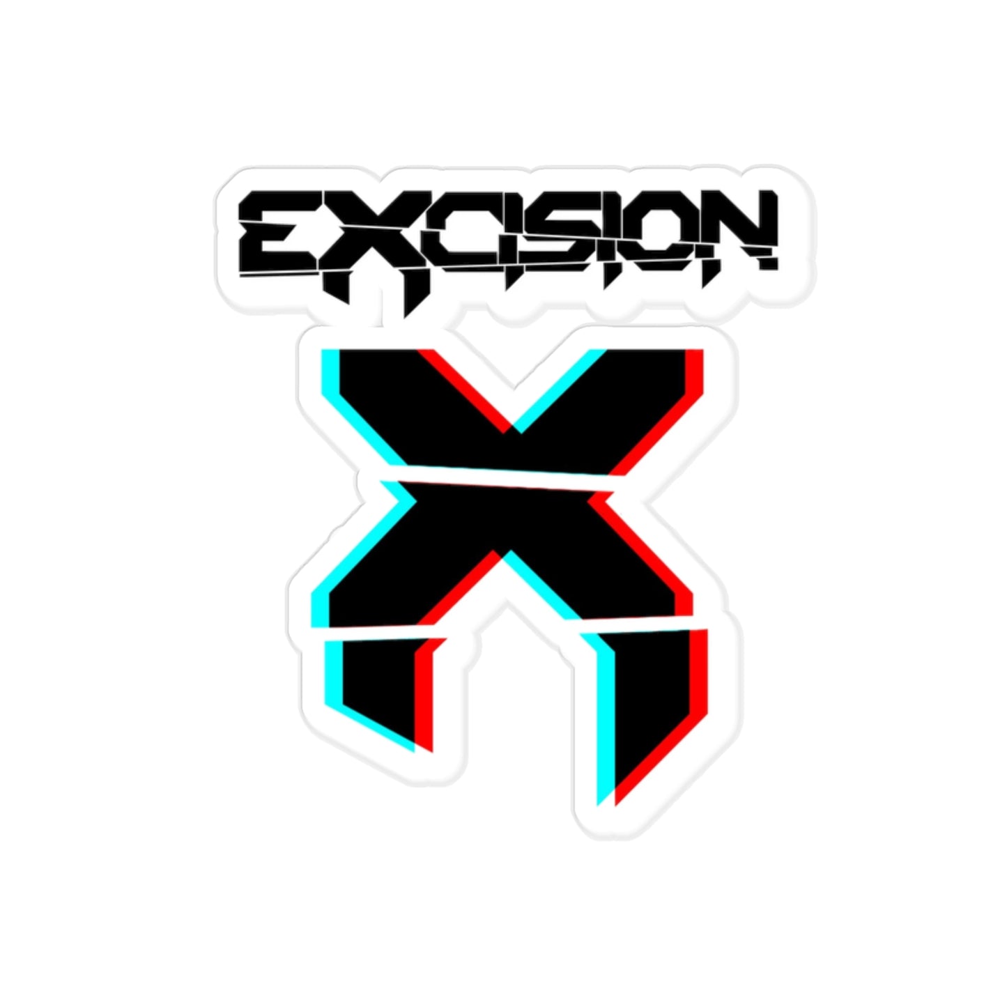 Excision Car Sticker Vinyl Decal Transparent Waterproof