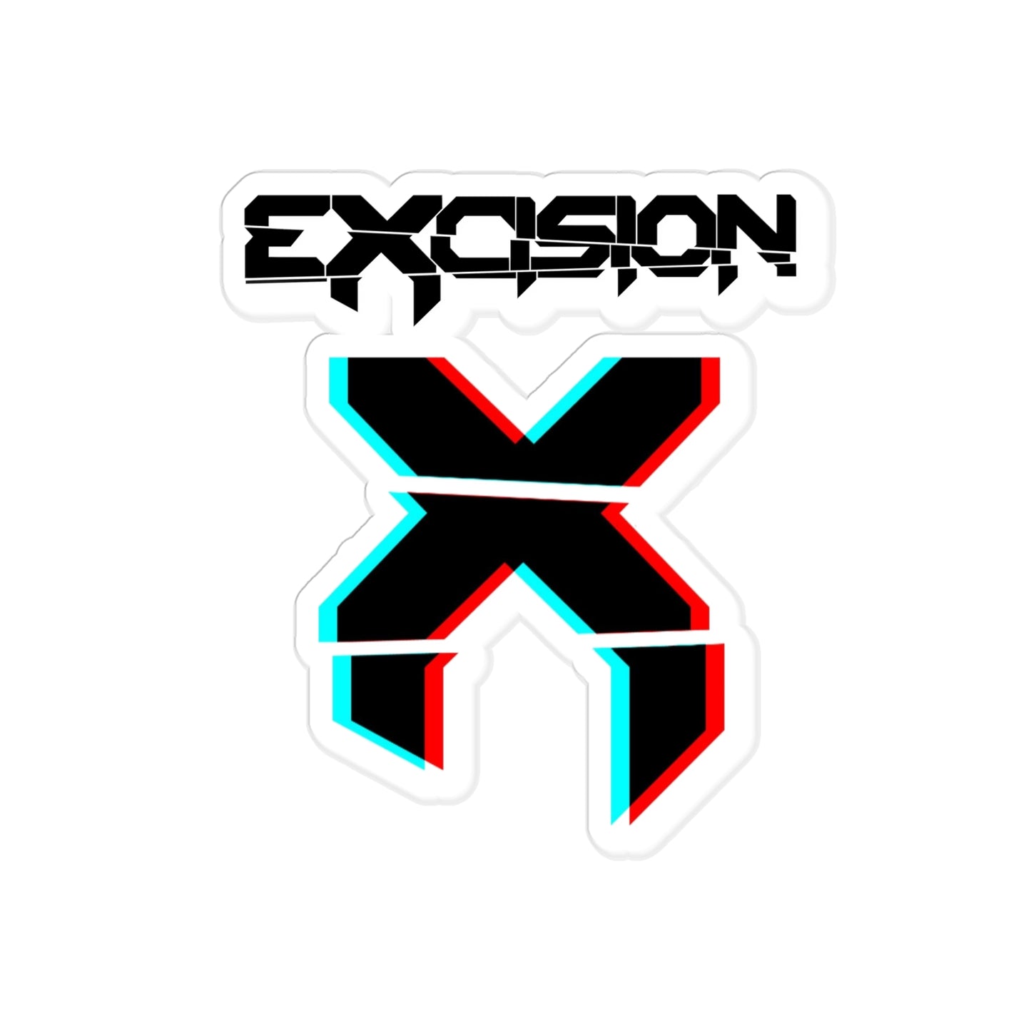 Excision Car Sticker Vinyl Decal Transparent Waterproof