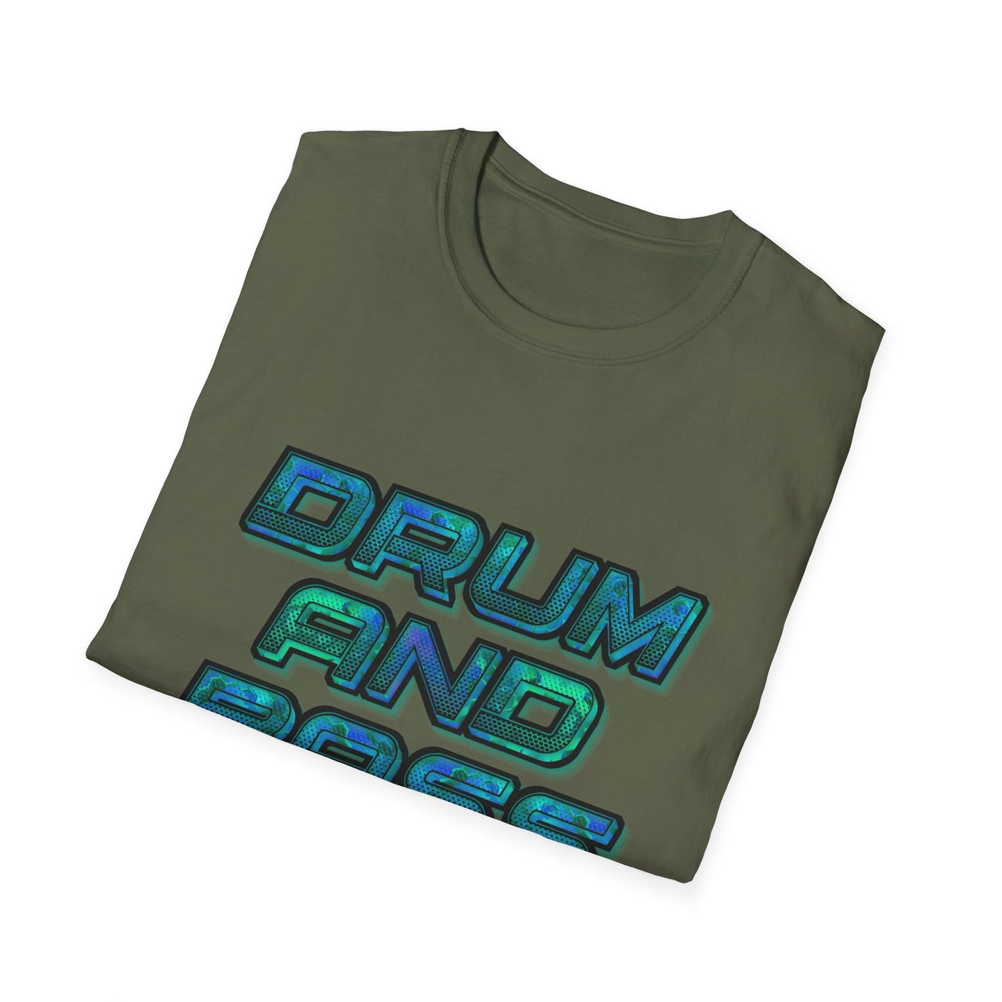 Drum and Bass All Day Every Day Softstyle T-Shirt DnB Mens Womens Unisex Music Lover Gift, Rave Apparel, Festival Wear, Streetwear