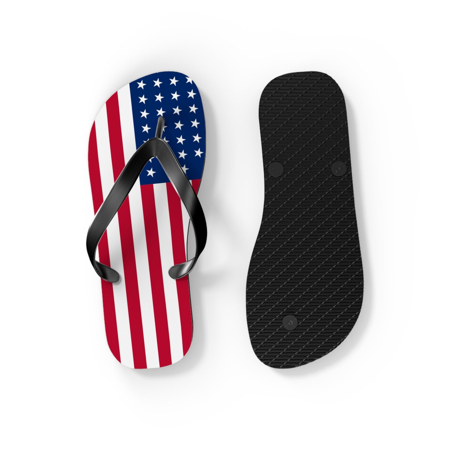 American Flag Flip Flops | Patriotic 4th of July Sandals | Made in USA